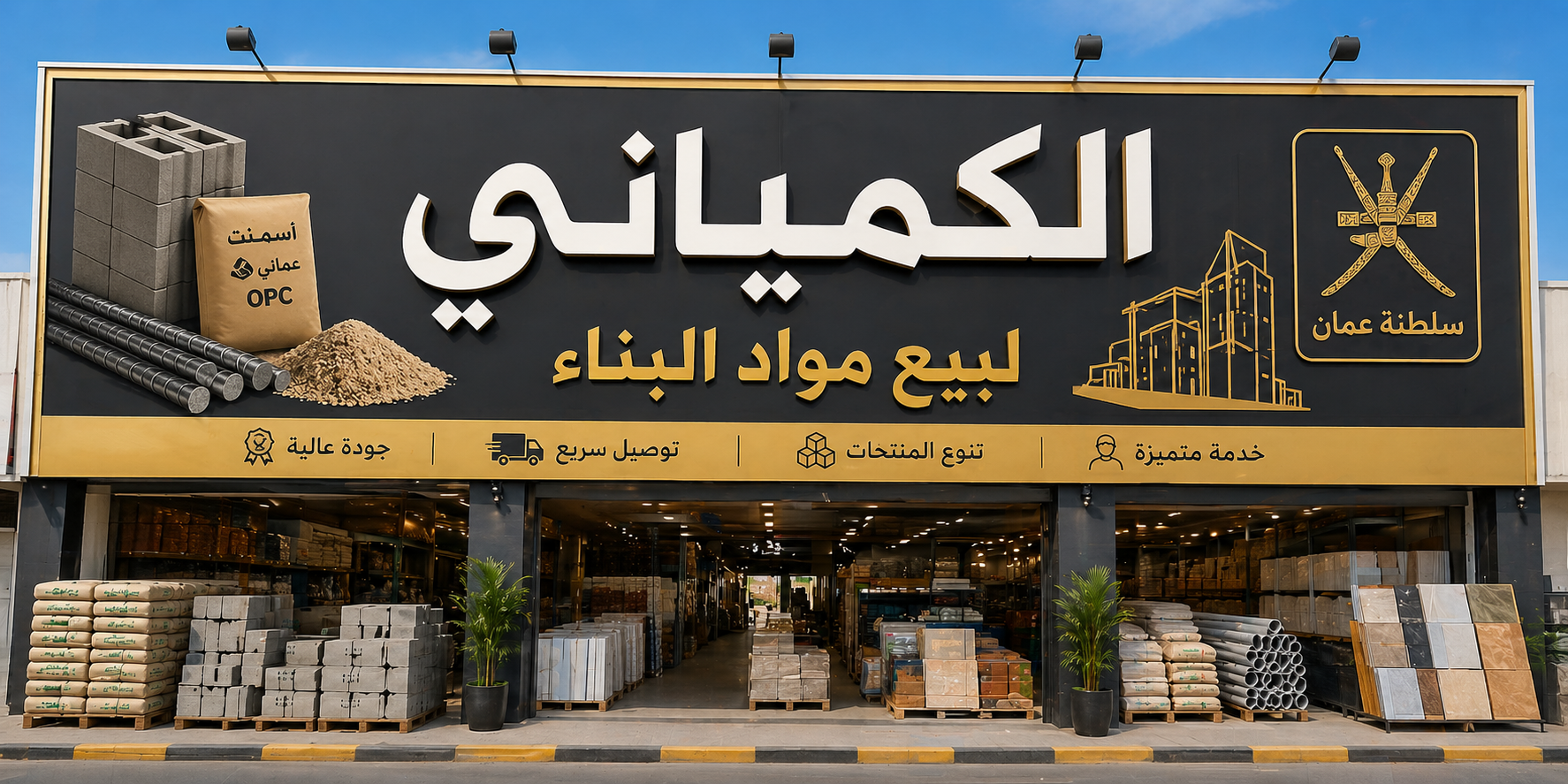 الكمياني لبيع مواد البناء
